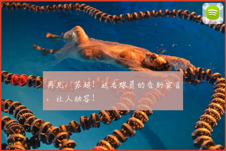 再见,苏超!这名球员的告别宣言,让人动容!